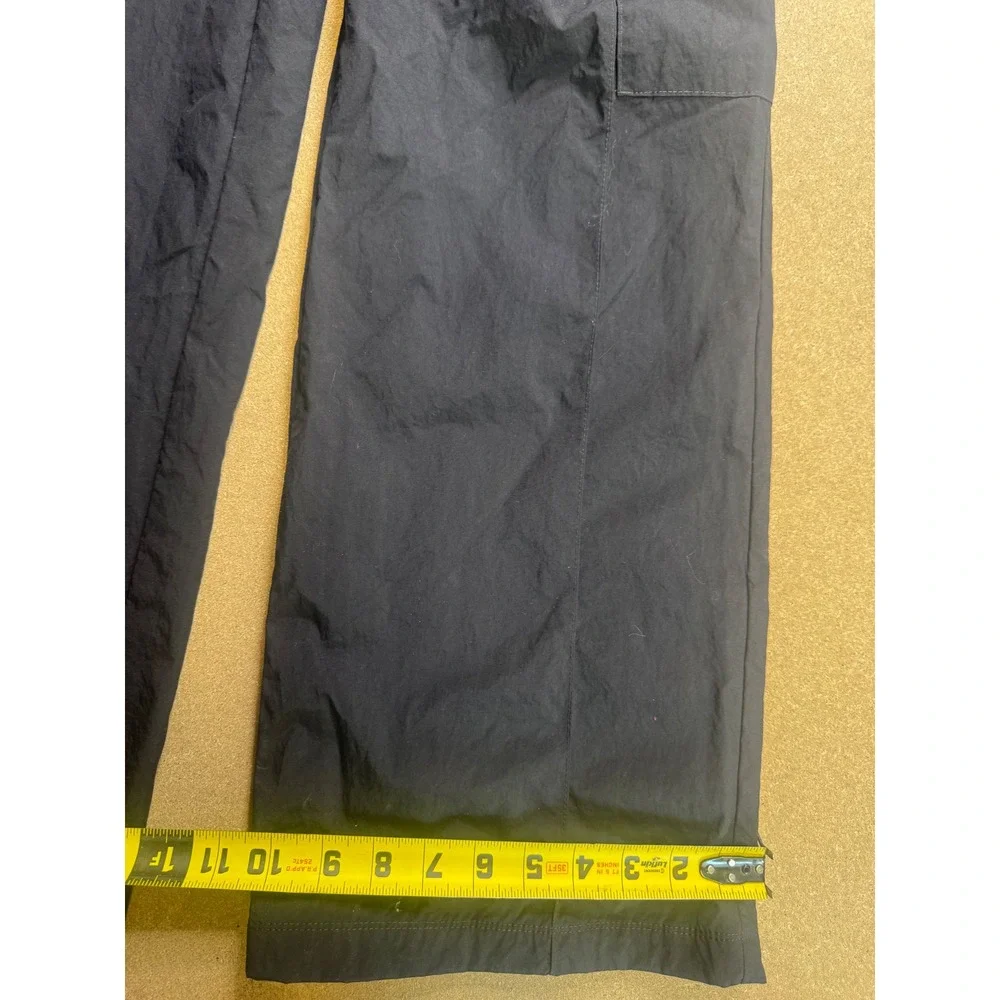 Jordan Boys Navy Blue Nylon Cargo Pants Jumpman‎ Logo Mesh Lined D413-023 Size L